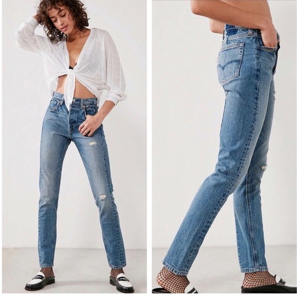 levis 501 altered skinny
